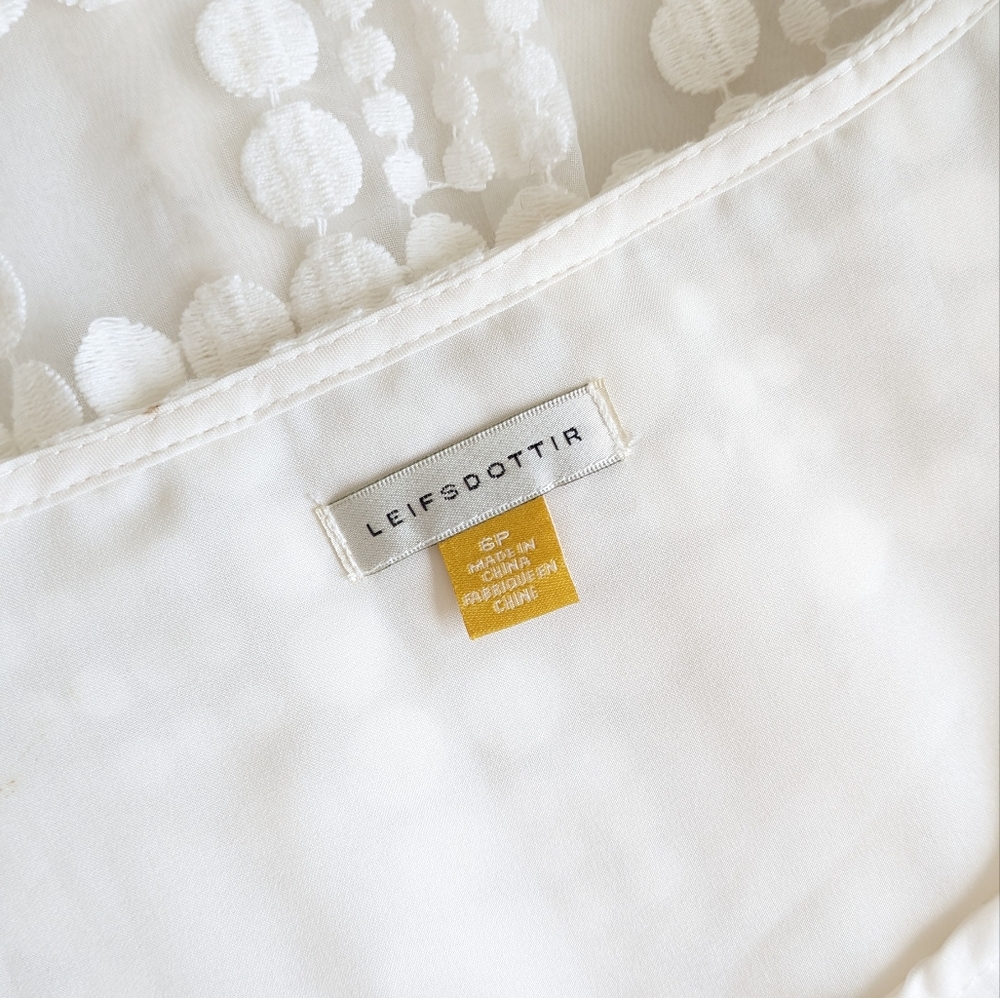 Leifsdottir Anthropologie Embroidered Top - Picture 7 of 11